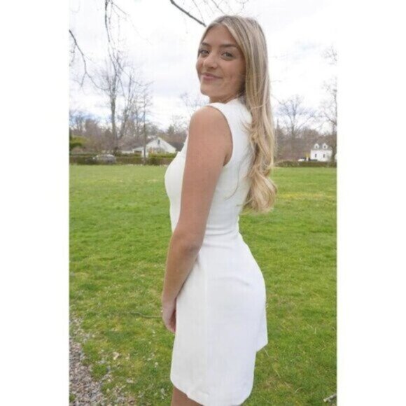 French Connection White Mini Dress - Picture 3 of 13